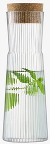 Carafă & dop de plută, Gio, 1.35 L, transparentă - LSA International