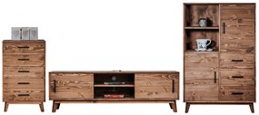Set Living Timeless II, Lemn Masiv, Natur