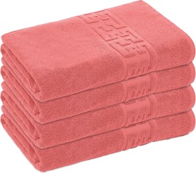 Set 4 Prosoape Baie Bumbac 100%, 550g/m², Greek