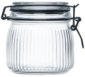 Borcan depozitare cu capac clips 600ml, Rillet