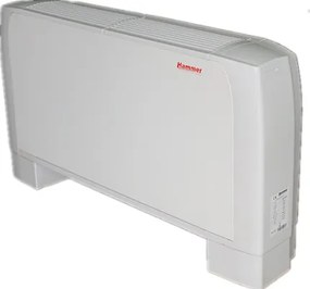 Ventilo Convector Ambianzza Hammer, Carcasat, Modular, de Pardoseala, 2 randuri, 2 tevi (tur-retur) apa, putere incalzire 4 - 5 Kw