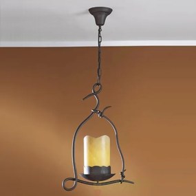 Pendul design rustic, Candela LED 671347