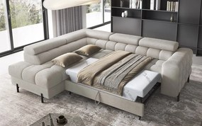 Colțar lemn masiv Ferry Extensibil Material Royal 20, 276 × 72 × 200 cm