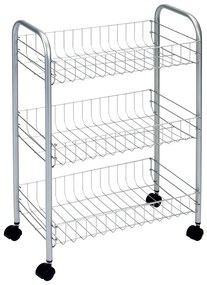 Suport mobil cu 3 rafturi Metaltex Lugano