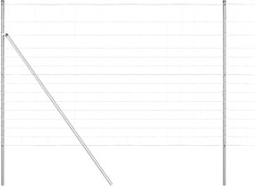 vidaXL Stâlp de gard. Galvanizat 25 x 1,6 m Oțel