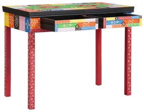vidaXL Birou 100x50x75 cm din Lemn Masiv de Mango