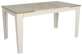 Masă sufragerie Veya 2 (pentru 6 persoane) (Travertin + Nisipiu) . 1102631