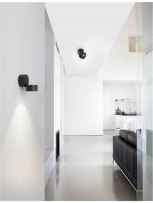 Spot LED aplicat ajustabil perete/tavan UNIVERSAL alb/negru