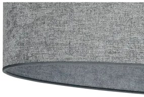 Lustră aplicată Duolla OVAL 1xE27/15W/230V gri