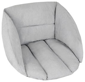 Fotoliu suspendat gri KOLUMBIA cu tapiterie