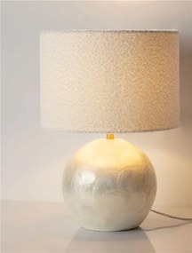 Veioza din scoici capiz, abajur boucle ORA