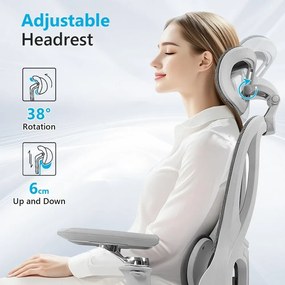 RESIGILAT- RHYTHM PRO Scaun ergonomic cu funcție Rhythm, sezut Translatie, cotiere 6D, Suport lombar ajustabil, Mesh, Gri