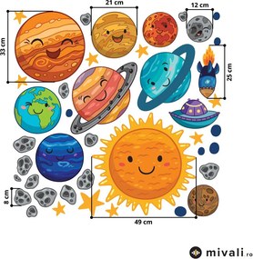Autocolante de perete - Univers III.