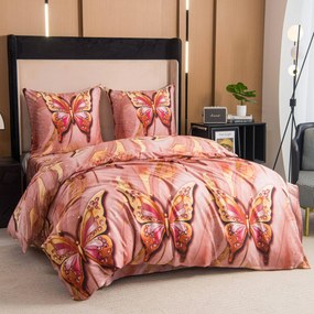 Lenjerie de pat din microfibra MONARELLE roz Dimensiune lenjerie de pat: 70 x 80 cm | 140 x 200 cm