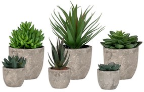 Set de plante artificiale Spello, 150 bucăți, 60 bucăți 9 cm și 90 bucăți 6 cm