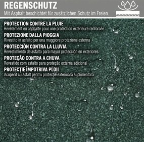 Outsunny Magazie Unelte Lemn Brad 3 Niveluri, Acoperiș Bitum Impermeabil, Cu Cârlige, 77x58x175cm, Gri | Aosom Romania