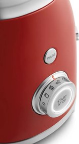 Blender Smeg BLF03RDEU, 800 W, 1,5 l, 18 000 rpm, 4 programe, 4 viteze + Impuls, Otel inoxidabil, Rosu