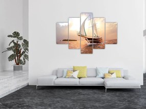 Tablou cu iaht (150x105 cm)