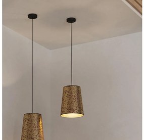 Lustră pe cablu Eglo 390292 CASTUERA 1xE27/25W/230V auriu/roz