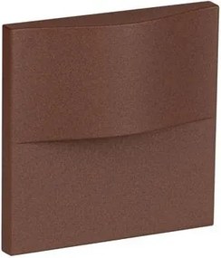Spot aplicat perete exterior LED 3000K IP65 FLAC corten