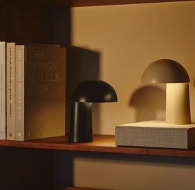 Veioza LED portabila cu baterie design nordic Faye bej