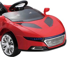 Masinuta Electrica cu acumulator pentru copii NOVOKIDS™ NKA228 Sport Racer , Cu telecomanda, Melodii si lumini, 3-8 ani , Usi cu deschidere , Baterie