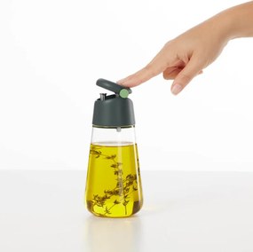 Oliviera Lekue 1010190, 8x17,4 cm, 400 ml, +4/+80 °C, Turnare usoara, Sticla, Verde