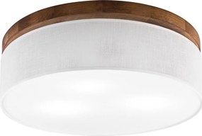 Brilagi - Plafonieră LED BELLADONNA 3xE27/15W/230V Ø 50 cm alb/stejar cireș