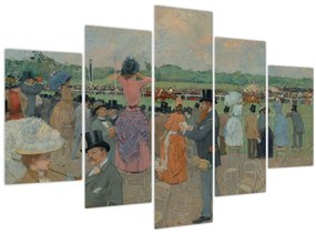 Tablou - Jean-Louis Forain, The Races at Longchamp, reproducere (150x105 cm)