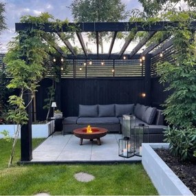 Ghirlandă decorativă LED pentru exterior 20xE27/1W/230V 11,44 m IP44 negru
