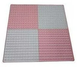 Blat Lego Multifun 42.5x42.5 cm Pink