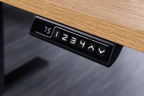 Birou cu inaltime reglabila electrica Oak Desk 120cm