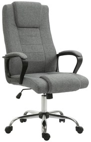 Vinsetto scaun de birou ergonomic, 62x62x110-119cm, gri | AOSOM RO