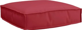 vidaXL Pernă Roșu Vin 60 x 60 x 12 cm Material Oxford