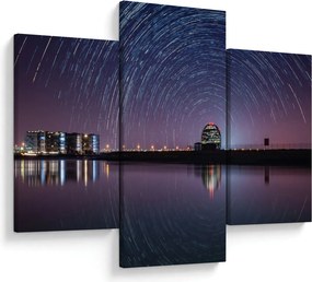 Tablou cu cerul nocturn și stele (90x60 cm)