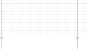 vidaXL Gard cu Stâlp Argintiu 1 x 25 m Oțel