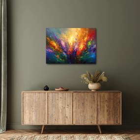 Tablou - Abstracție de flori (70x50 cm)
