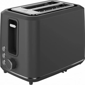 Prajitor de paine AENO ATS0001G, 930W, 7 trepte, Control tactil, Timer invers, Protectie blocare felie, Silentios, Gri