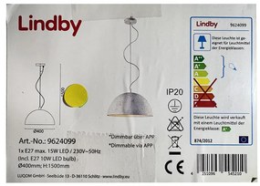 Lustră LED RGB dimabilă pe cablu CAROLLE LED/10W/230V Lindby + telecomandă