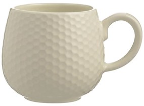 Cană crem pentru latte din ceramică 350 ml Embossed Honeycomb – Mason Cash