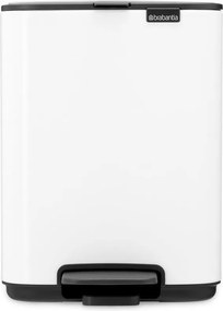 Coș de gunoi alb cu pedală din oțel 4 l Bo – Brabantia