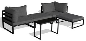 Set mobilier de grădină Adicionales (antracit + gri închis) (pentru 4 persoane). 1121229