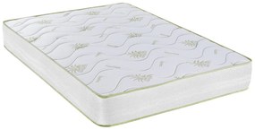 Saltea Aloe Vera 14+2 Memory, 120x190 cm, husa cu fibre de bambus, Ortopedica, Aerisire 3D Free Air