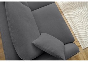 Canapea gri închis extensibilă 235 cm Cezanne – Bobochic Paris