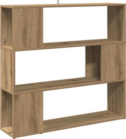 vidaXL Bibliotecă/Separator de cameră, stejar artizanal, 100x24x94 cm