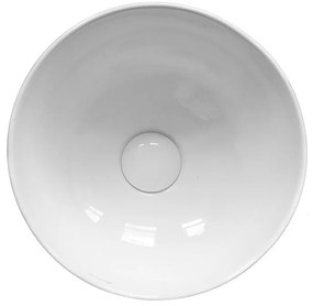 Lavoar pe blat, Fluminia, Round, rotund, diametru 33cm, alb