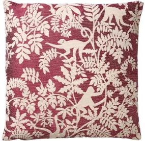 Husa decorativa pentru perna ABU MERLOT 45x45 cm, vinoviu