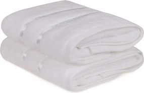Set 2 prosoape din bumbac Foutastic Dolce, 50 x 90 cm, alb