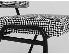 Scaun de sufragerie alb-negru Simple - CustomForm