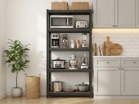 Raft metalic cu 5 polite TAYLOR 150x75 cm